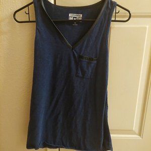 Navy blue converse tank top